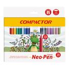 Canetinha Hidrográfica Neo Pen Gigante 24 Cores COMPACTOR