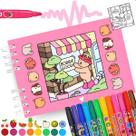 Canetinha Hidrográfica Perfumada Com Fruta + Livro de Colorir Bobbie Goods 180g 50 pág