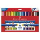 Canetinha Hidrográfica Ponta Vai E Vem 150124vvzf 24 Cores - Faber Castell Canetinha Hidrográfica Ponta Vai E Vem 150124vvzf 24 Cores - Faber Castell