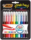 Canetinha Ponta Pincel Hidrográfica Intensity BIC 10 Cores