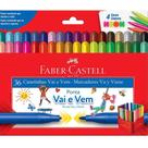 Canetinha Vai e Vem 36 Cores FABER-CASTELL Canetinha Vai e Vem 36 Cores FABER-CASTELL