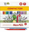 Canetinhas Coloridas 24 Cores Neo Pen Gigante Hidrográfica Canetinhas Coloridas 24 Cores Neo Pen Gigante Hidrográfica