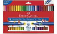 Canetinhas Vai e Vem 24 Cores Faber Castell