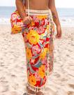 Canga De Praia Blogueira Com Bolsa Saída De Praia MP100008 Canga De Praia Blogueira Com Bolsa Saída De Praia MP100008