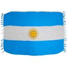 Canga de Praia Retangular Viscose Estampa Bandeira Argentina