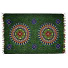 Canga Mandala Dupla Rainbow Verde