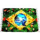 Canga Praia Brazil Fauna Diversas Flora Moda Verão Beach Bandeira Brasil Litoral
