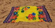 Canga Saida de Praia Piscina Viscose Floral