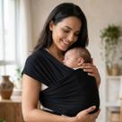 Canguru Bebe Ergonomico Passeio Wrap Sling de Vestir Rescem Nascido Respiravel Viagem Suporta até 20 Kg Enxoval Maternidade cha de Bebe Best Sling