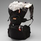 Canguru Bebê Hipseat Preto BB310 Ergonômico Suporte De Quadril Confortável