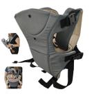 Canguru Carregador Criança Bebe Passeio Viagem Bolso Alça Ajustavel Sentado Macio Seguro Confortavel Resistente