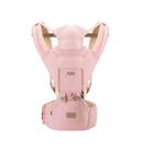 Canguru Ergonômico Bebê 12 Posições Assento 3x1 Rosa