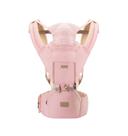 Canguru Ergonômico Bebê 12 Posições Assento 3x1 Rosa