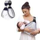 Canguru Ergonômico Carregador Bebe com Alça de Ombro Ajustável Cor:CinzaGênero:UnissexTamanho:Único