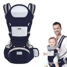 Canguru para Bebê 0-36 Meses Ergonômico 3 em 1 com Hipseat Azul OEM