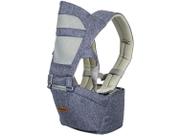 Canguru Para Bebe Com Assento Suspenso Azul Mesclado Kababy