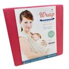 Canguru Wrap Sling Carregador Passeio De Bebe Malha Respirável Pink 100 algodão lavavel Antialérgico seguro e confortavel até 20 kg Best Sling