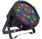 Canhão 18 Leds Slim Par 64 RGB GT69 - Lorben