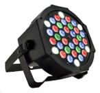 Canhão 36 Leds Par Led 64 RGB DMX Digital Strobo