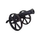 Canhão De Guerra Para Jardim Decorativo Ferro Fundido Grande