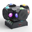 Canhão de Luz Giratório Led RGB 200w DMX 512 Bivolt 60Hz