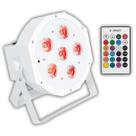 Canhão De Luz Rockville Battery Par 61 Branco Dmx