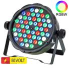 Canhão iluminação par 64 Rgbw 54 LED 3W cooler GT67 - Lorben