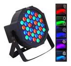 Canhão Jogo de Luz 36 LED RGB Mini Par Festa Balada MO-TY36