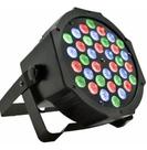 Canhão Refletor Led 36 Leds Rgb Dmx Jogo Luz - Luatek