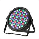 Canhão Refletor Par 64 Rgb 36 Leds 1w Dmx Strobo Slim