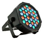 Canhão Refletor Rgb 18/36 Leds 1w Par 64 Slim Strobo Balada
