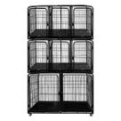 Canil Gaiola Modular 8 Lugares Pet Shop Veterinária