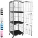 Canil Gaiola Vertical 3 Lugares Cães Cachorro Pet Shop Tosa Canil Gaiola Vertical 3 Lugares Cães Cachorro Pet Shop Tosa