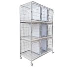 Canil Gatil 9 Lugares MODULAR Banho E Tosa Pet Shop Veterinária-Prata