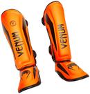 Canilleras Venum Kids Elite Neo Naranja Talla Pequeña 3-5 Años