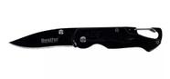 Canivete Bestfer Camping Inox Preto C/Flip 15CM - BFH1857