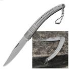 Canivete de Aço Inoxidável 16cm, Lâmina de 7cm, Compacto e Leve para Caça e Pesca SLKD50 Canivete de Aço Inoxidável 16cm, Lâmina de 7cm, Compacto e Leve para Caça e Pesca SLKD50