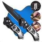 Canivete De Bolso Aço Inox Camping Pescaria Trava Automática