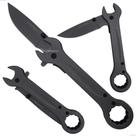 Canivete de Bolso Compacto com Chaves de Boca 14mm, Estrela 17mm e Lâmina de Aço Inoxidável SLKD72GR