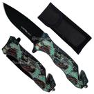 Canivete Lâmina 9cm, Quebra-Vidro e Cortador de Cabos Ideal para Aventuras SLKD317