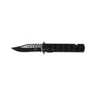 Canivete Manual Black com Quebra Vidro 3,5"