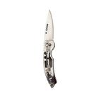 Canivete manual inox com clip de bolso