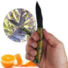 Canivete Tático Aço Inoxidável Com Cabo Camuflado Resistente XV3137