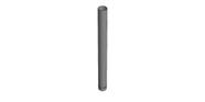 Cano 110mm Comp. 1000mm Inox