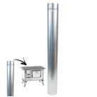Cano Para Chaminé Fogão a Lenha Galvanizado 1m 120mm - 104 Hedlund