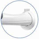 Cano para Chuveiro Monocano Branco Original Lorenzetti 30cm