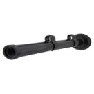 Cano Preto 30cm Ducha Chuveiro Fame Lorenzetti Corona Hydra