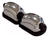Canoa dupla para caixa modelo concept - cromada pac020cr Canoa dupla para caixa modelo concept - cromada pac020cr