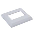 Canopla ABS 50x35 Preta - 6 Unidades