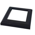 Canopla de nylon - tubo quadrado 50mm x 50mm - cq2x2 - preto- acessorio p/ guarda corpo cod.cn5x5